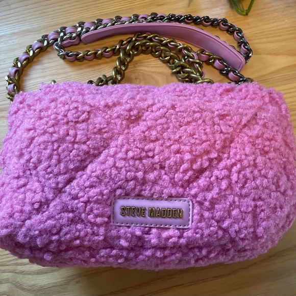 STEVE MADDEN Chain crossbody & hand bag, cozy material - Picture 2 of 6